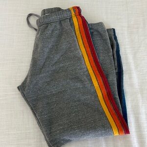 aviator nation 5 strip sweatpants